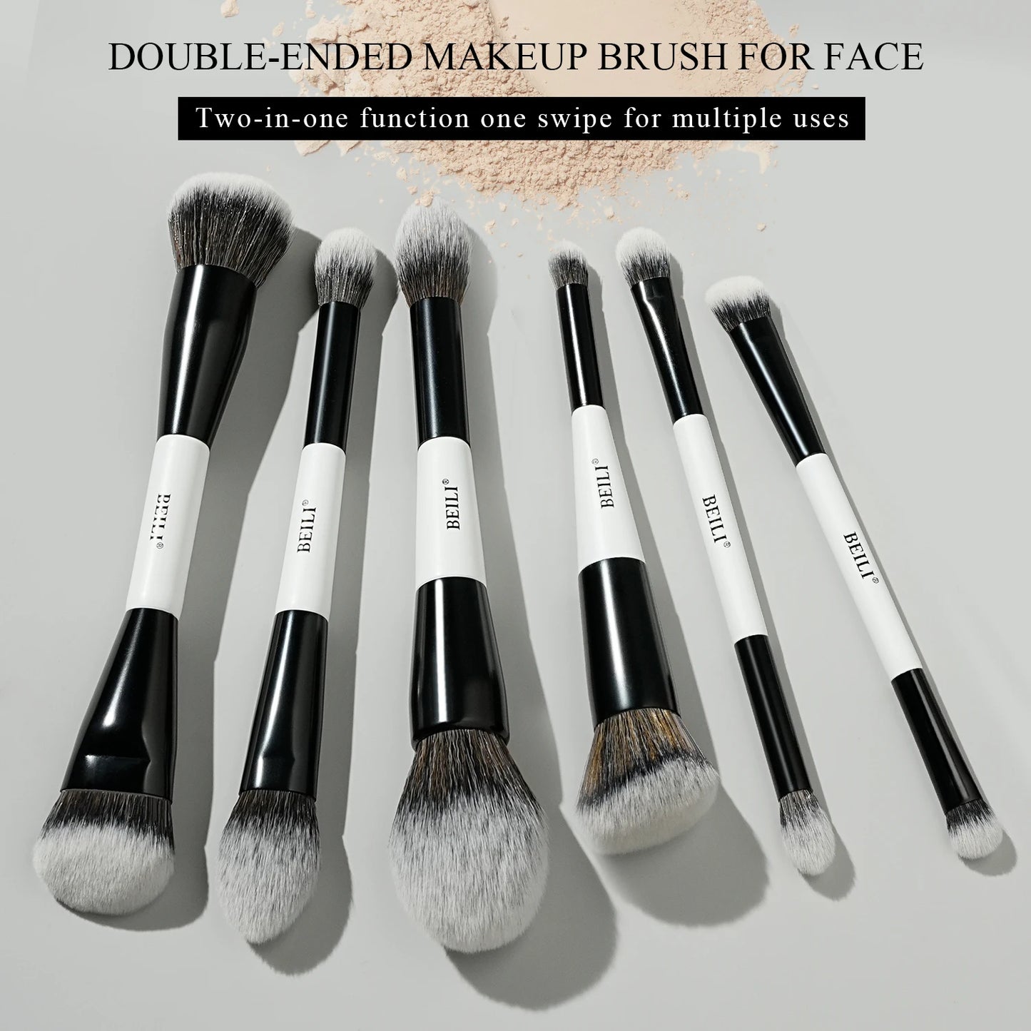 **Elegant Artistry Makeup Brush Set™** I