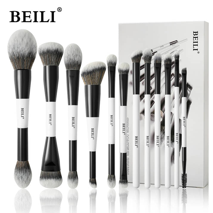 **Elegant Artistry Makeup Brush Set™** I