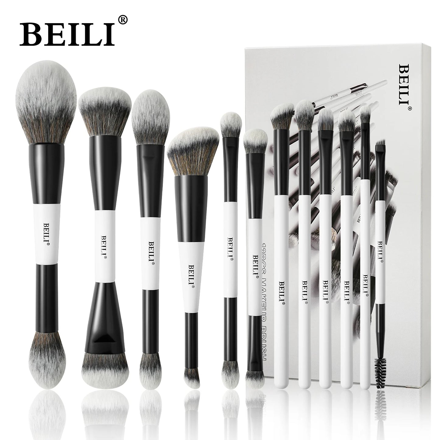 **Elegant Artistry Makeup Brush Set™** I