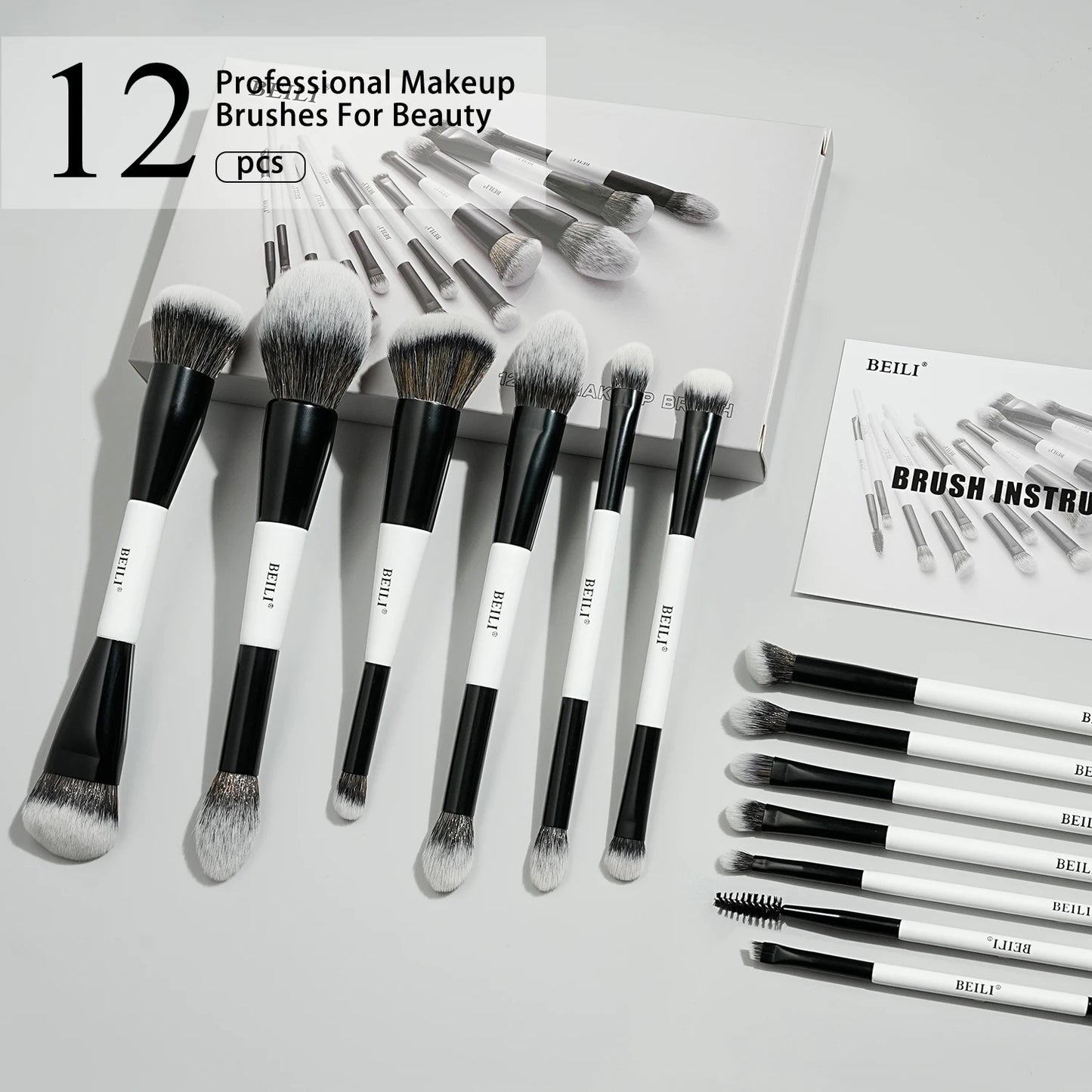 **Elegant Artistry Makeup Brush Set™** I